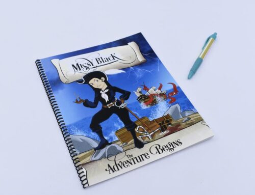 Notebook Cover Product Design to Match Children’s Illustrated Book