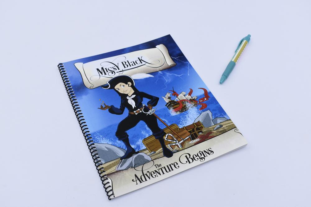 Notebook product design Missy Black