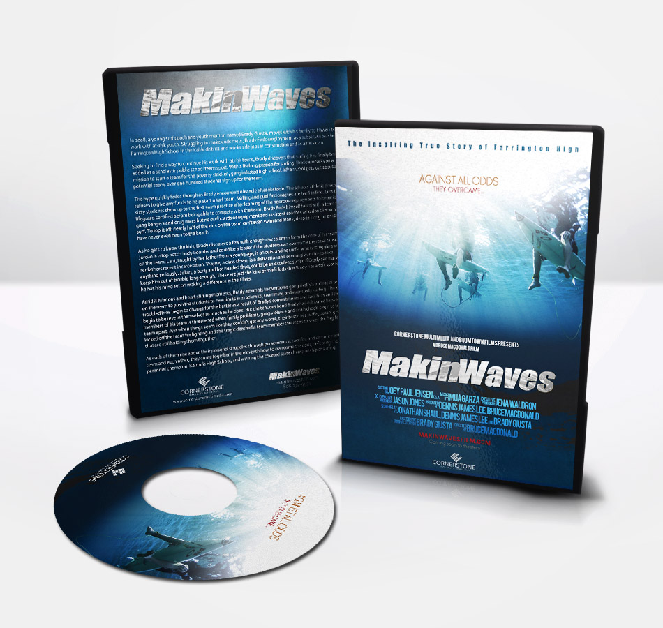 DVD Cover Design - Movie Hawaiian Christian MakingWaves