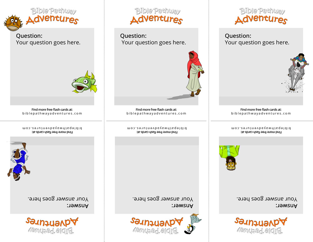 Template-Flash Cards