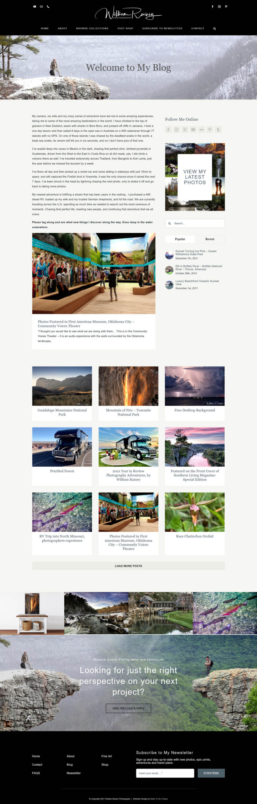 WordPress Website Design Photography Avada – blog