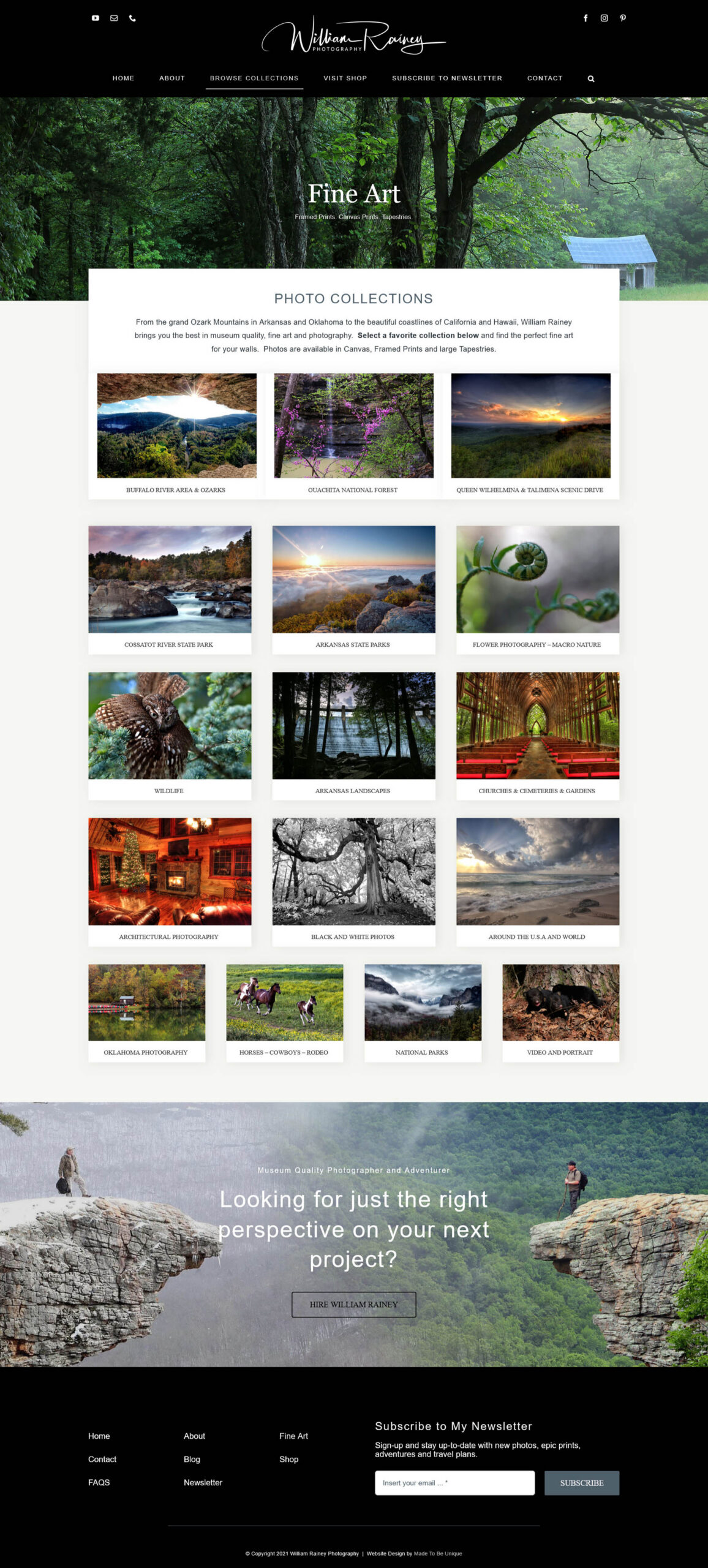 WordPress Website Design Photography Avada – collections