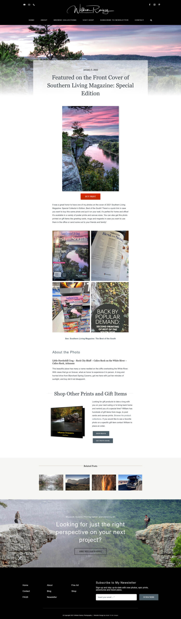 WordPress Website Design Photography Avada – post product