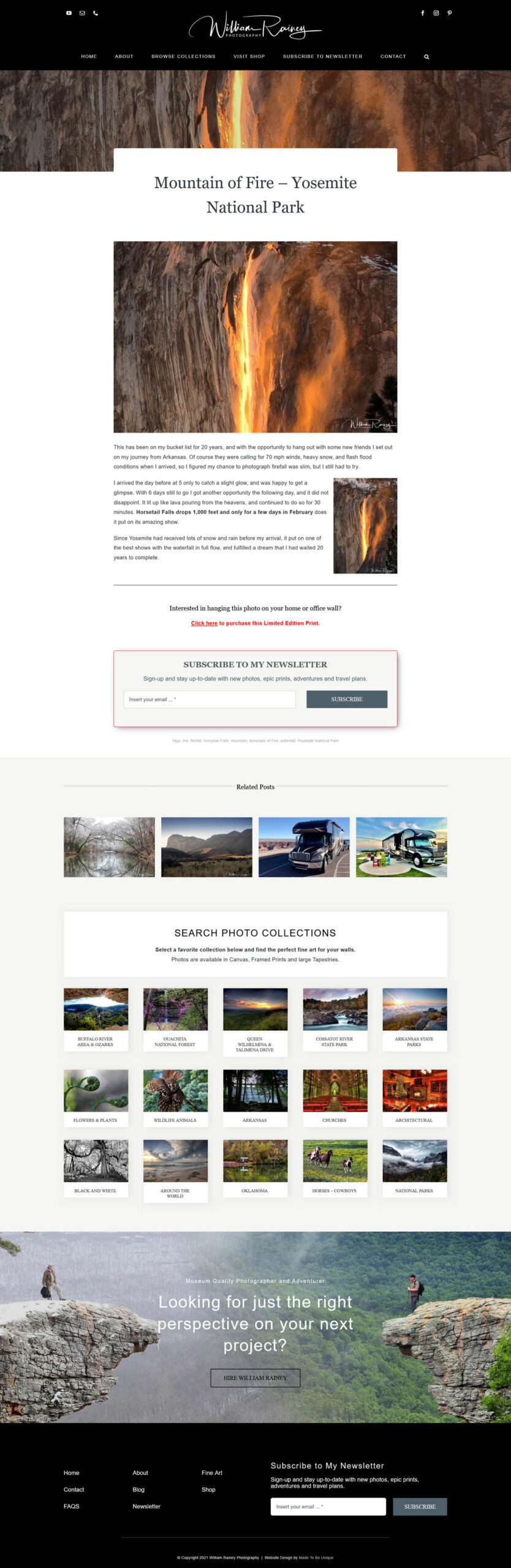 WordPress Website Design Photography Avada – post